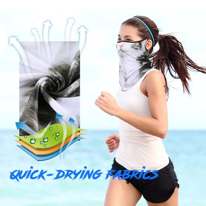 3D Animal Print Neck Gaiter Scarf