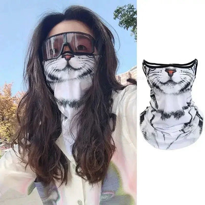 3D Animal Print Neck Gaiter Scarf
