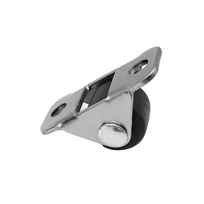 0.5/0.8in Silent Rubber Furniture Casters Universal Mini Wheels for Chair Sofa Table Trolley Platform Smooth Rolling