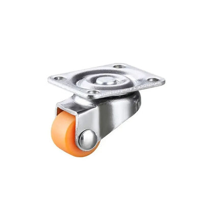 0.5/0.8in Silent Rubber Furniture Casters Universal Mini Wheels for Chair Sofa Table Trolley Platform Smooth Rolling