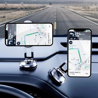 High Stability 1080 Degree Rotatable Magnetic Car Phone Holder and Foldable GPS Support Bracket