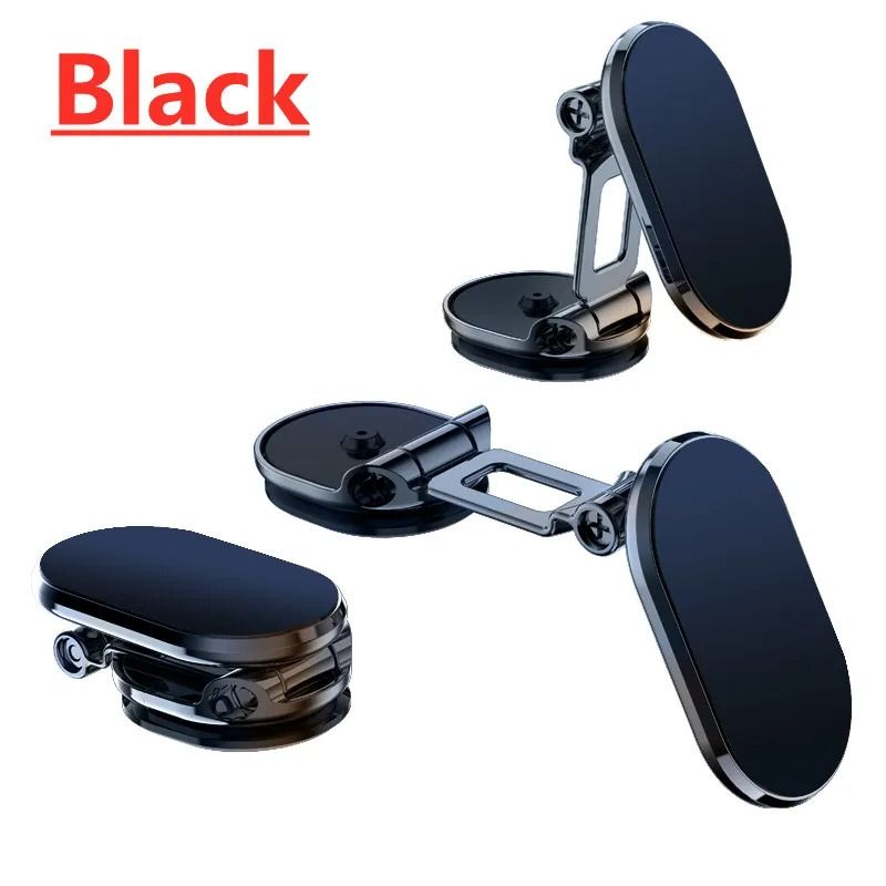 High Stability 1080 Degree Rotatable Magnetic Car Phone Holder and Foldable GPS Support Bracket
