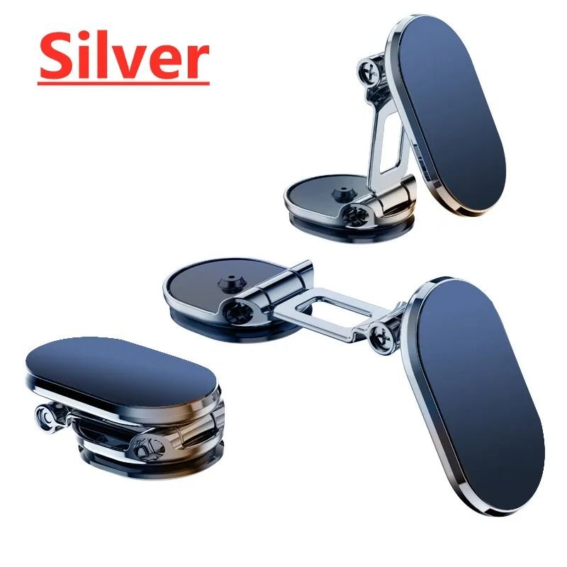 High Stability 1080 Degree Rotatable Magnetic Car Phone Holder and Foldable GPS Support Bracket