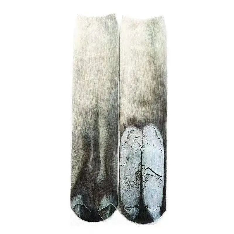 Unisex 3D animal paw socks Crew Novelty Pair for Cosplay and Gag Gifts