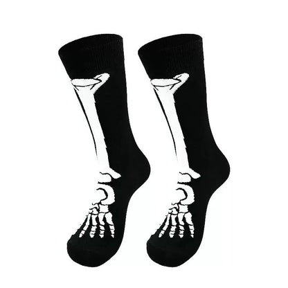 Long Skeleton Gloves for Halloween Costumes – Skeleton Hand Gloves for Cosplay Parties