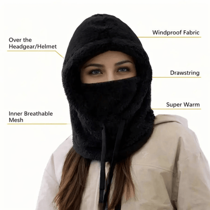 Winter Warm Balaclava Thermal Ski Hood with Full Face Cover