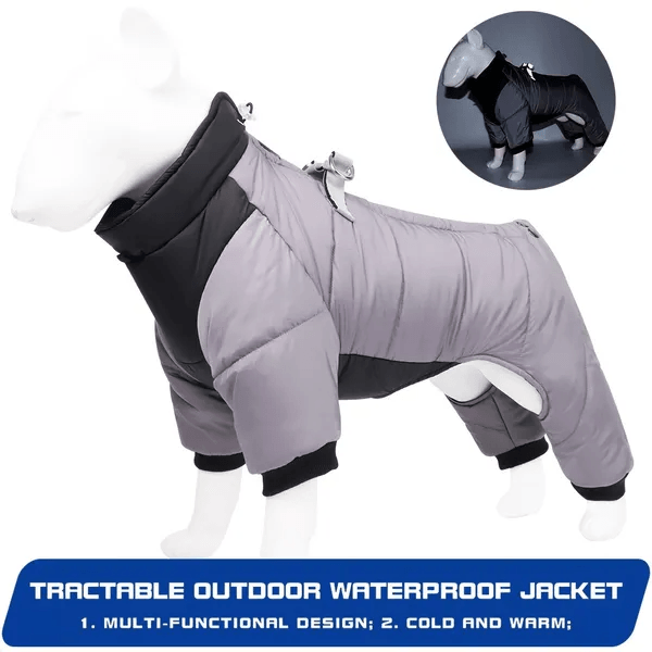 Winter Warm Waterproof Dog Jacket for Small and Medium Breeds