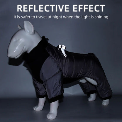 Winter Warm Waterproof Dog Jacket for Small and Medium Breeds
