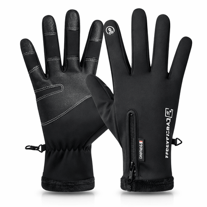 ArcticRide Waterproof Winter Gloves for Men – Thermal Fleece, Touchscreen, Non-Slip Grip
