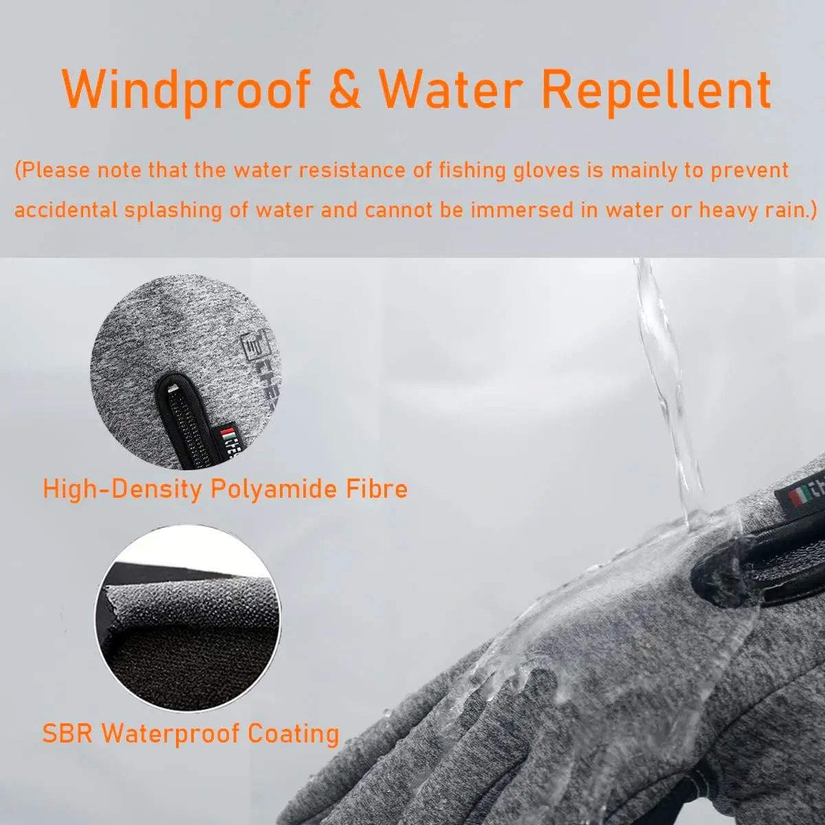 ArcticRide Waterproof Winter Gloves for Men – Thermal Fleece, Touchscreen, Non-Slip Grip