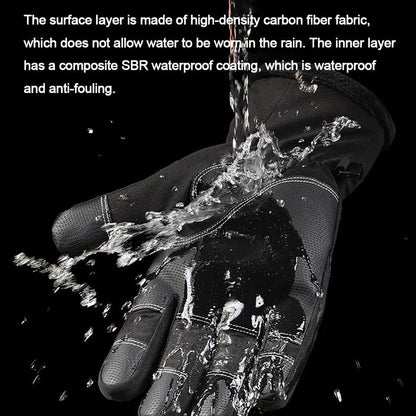 ArcticRide Waterproof Winter Gloves for Men – Thermal Fleece, Touchscreen, Non-Slip Grip