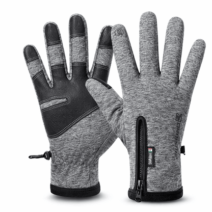 ArcticRide Waterproof Winter Gloves for Men – Thermal Fleece, Touchscreen, Non-Slip Grip