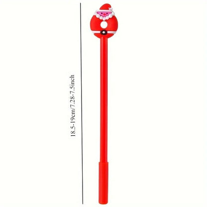 Festive Holiday Christmas Ballpoint Pen Set