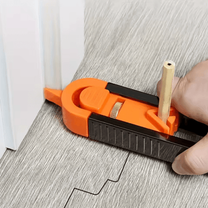 Irregular Radius Ruler Contour Gauge Outline Shape Duplicator for Woodworking and DIY Projects