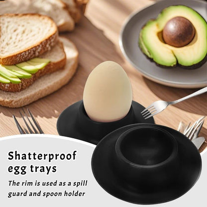 34-Grid egg holder for refrigerator with Lid - Clear egg storage container Anti-Slip Tray