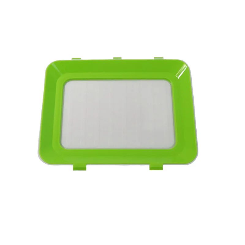 Stackable Food Preservation Tray Set - Reusable Refrigerator Storage Trays with Vacuum-Style Stretch Lid