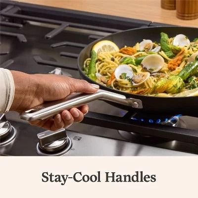 12 Inch Hard Anodized Nonstick Fry Pan with Stay Cool Handle