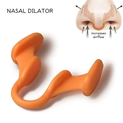 Nasal Dilator, Silicone Nose Clip Stop Snore Aid, Easy Breathe Sleep Support, Improve Rhinitis Relief