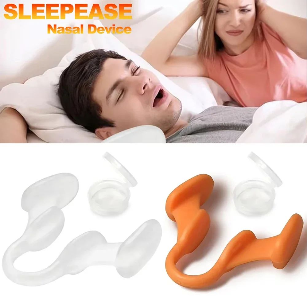 Nasal Dilator, Silicone Nose Clip Stop Snore Aid, Easy Breathe Sleep Support, Improve Rhinitis Relief