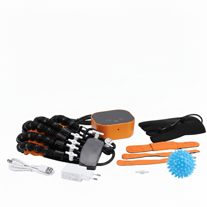 Left & Right Hand Finger Rehabilitation Robot Gloves, Stroke & Hemiplegia Therapy Glove for Cerebral Infarction Recover