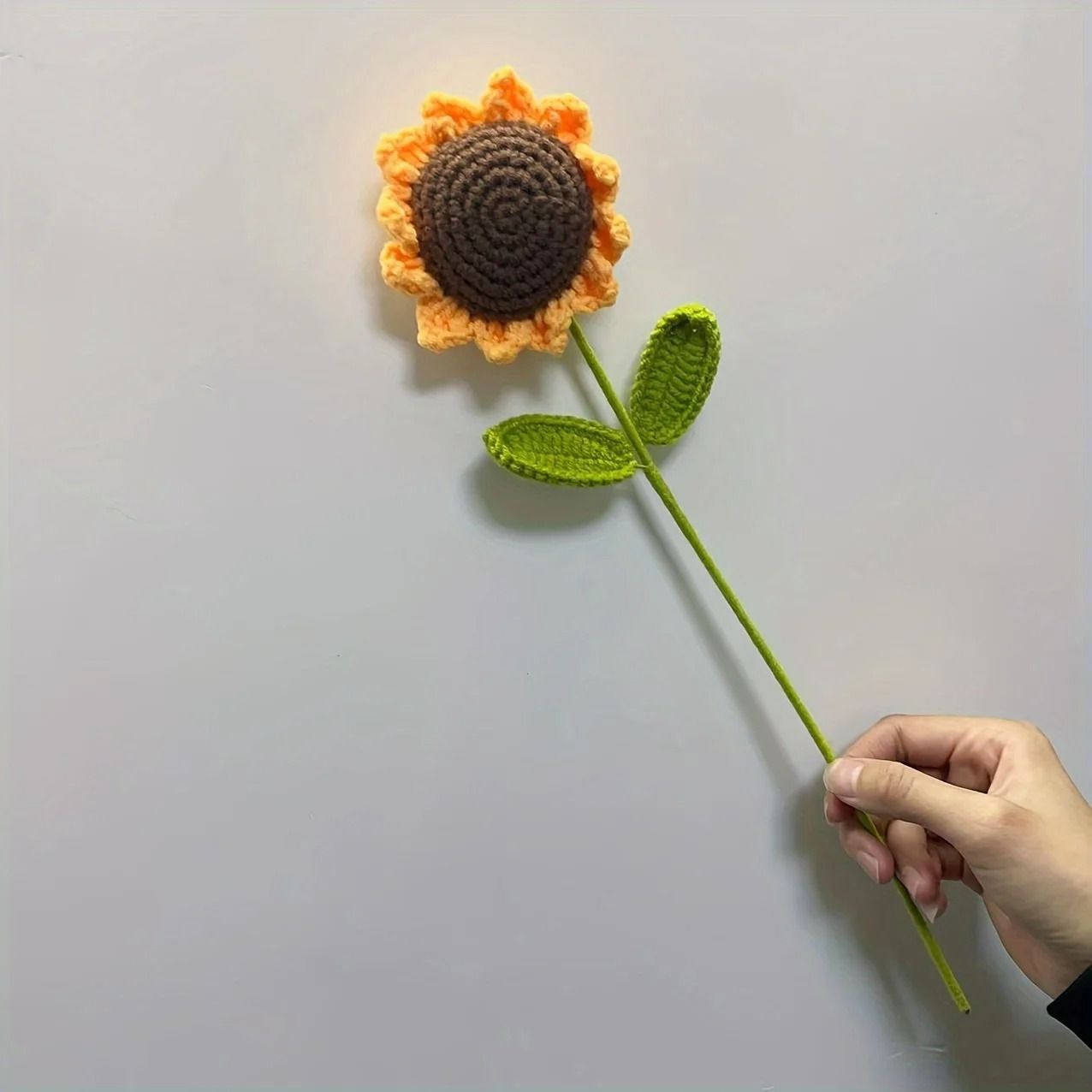 Handmade Sunflower Crochet Bouquet Perfect for Teacher Appreciation, Mother's Day, and Valentine's Day Gifts