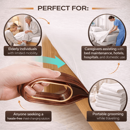 Portable Mattress Lifter Ergonomic Bed Aid for Easy Sheet Changing