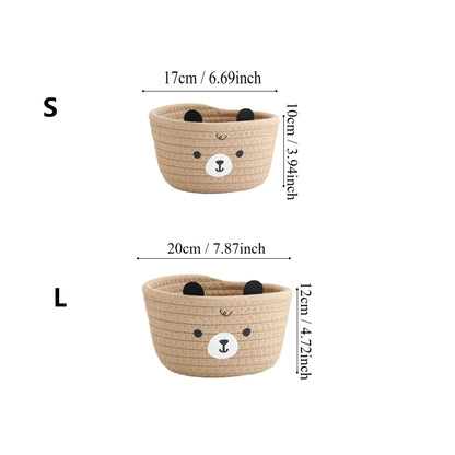 Cute Rattan Woven Storage Basket