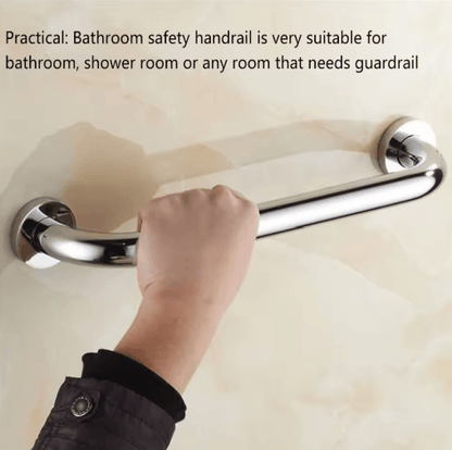 Stainless Steel Towel Grab Bar Anti Skid Wall Handle with Secure Grip 50 cm