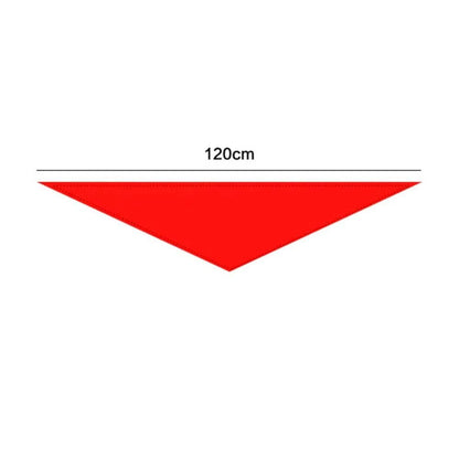 Red Triangle Cotton Youth Scarf 47.24in Traditional School & Ceremony Neckerchief