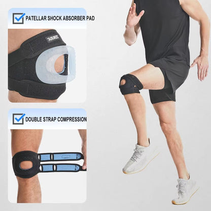 Patellar Tendon Knee Brace Support Strap with Gel Pad, Knee Pain Relief, Arthritis Stabilizer