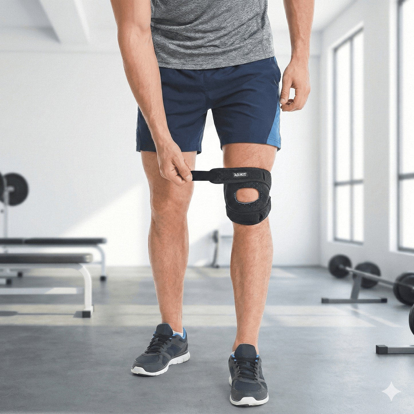 Patellar Tendon Knee Brace Support Strap with Gel Pad, Knee Pain Relief, Arthritis Stabilizer
