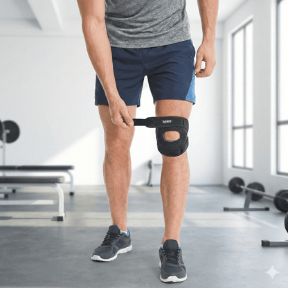 Patellar Tendon Knee Brace Support Strap with Gel Pad, Knee Pain Relief, Arthritis Stabilizer