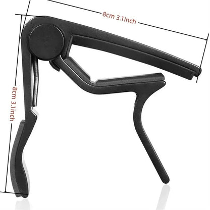 7 Piece Guitar Capo Set with 5 Picks and 1 Holder
