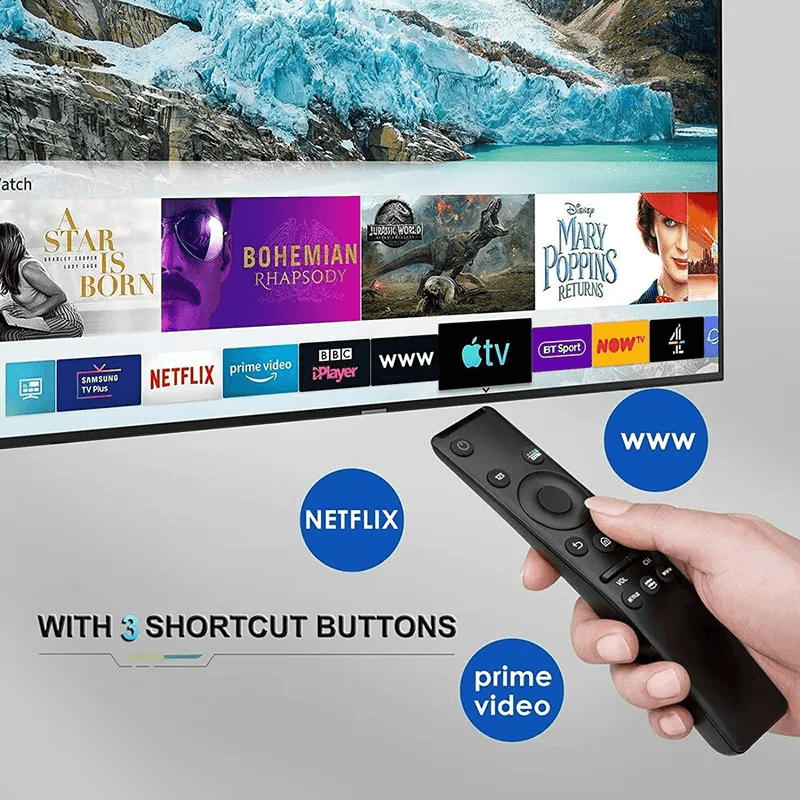 NEW Replacement Remote Control for All Samsung Smart TV, QLED UHD Universal