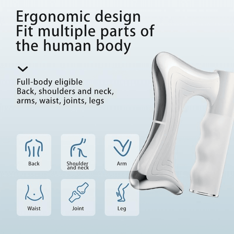 Electric Fascia Massager, Body Scraping Microcurrent Therapy for Muscle Relief and Relaxation