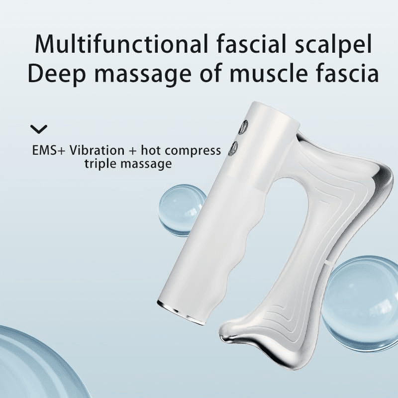 Electric Fascia Massager, Body Scraping Microcurrent Therapy for Muscle Relief and Relaxation