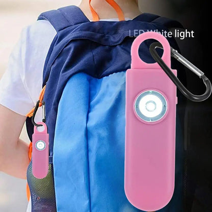 Personal Safety Alarm for Women with LED Flashlight, High-Volume Emergency Self Defense Keychain Security Alert