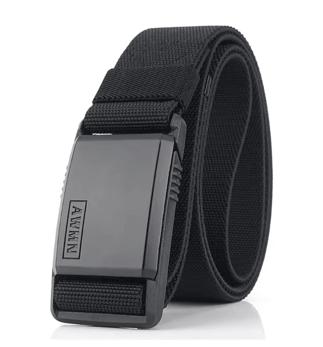 MagLock Pro Nylon Belt Magnetic Buckle Adjustable Elastic Mens Belt