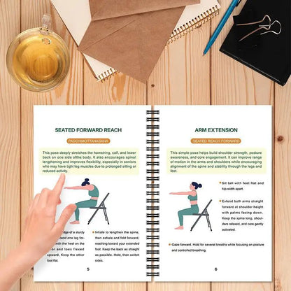 Chair Yoga Guide for Seniors, chair yoga for seniors & Seated Routines for Mobility and Weight Loss Support