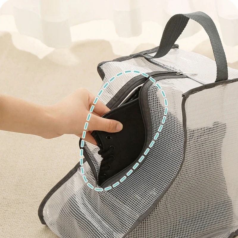 Portable Fashion Shoe Storage Bags – Dust-Proof Travel Organizer for High Heels & Riding Boots