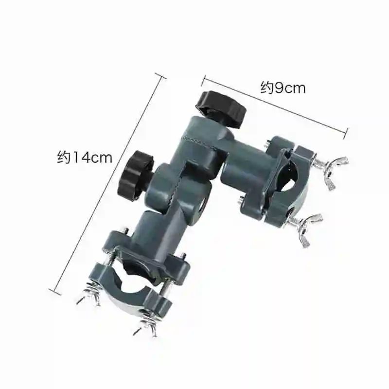 Adjustable Fishing Chair Umbrella Holder Clamp, 360° Aluminum Alloy Bracket Mount