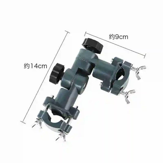 Adjustable Fishing Chair Umbrella Holder Clamp, 360° Aluminum Alloy Bracket Mount