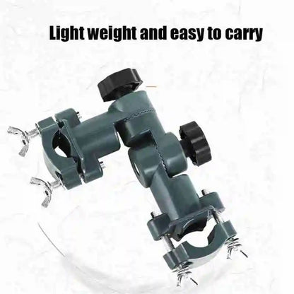 Adjustable Fishing Chair Umbrella Holder Clamp, 360° Aluminum Alloy Bracket Mount