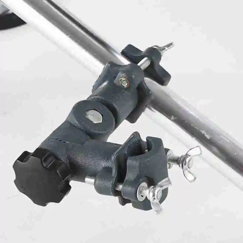 Adjustable Fishing Chair Umbrella Holder Clamp, 360° Aluminum Alloy Bracket Mount