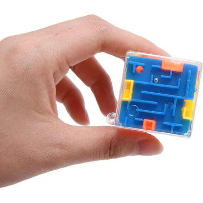 Mini 3D Maze Magic Cube – 6-Sided Transparent Speed Puzzle