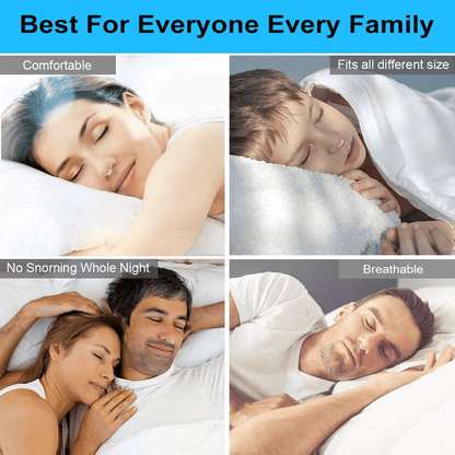 Anti Snore Nose Clip Set, Comfortable Nasal Dilators for Snoring & Sleep Apnea Relief
