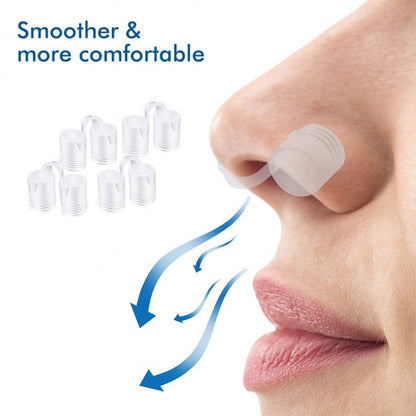 Anti Snore Nose Clip Set, Comfortable Nasal Dilators for Snoring & Sleep Apnea Relief