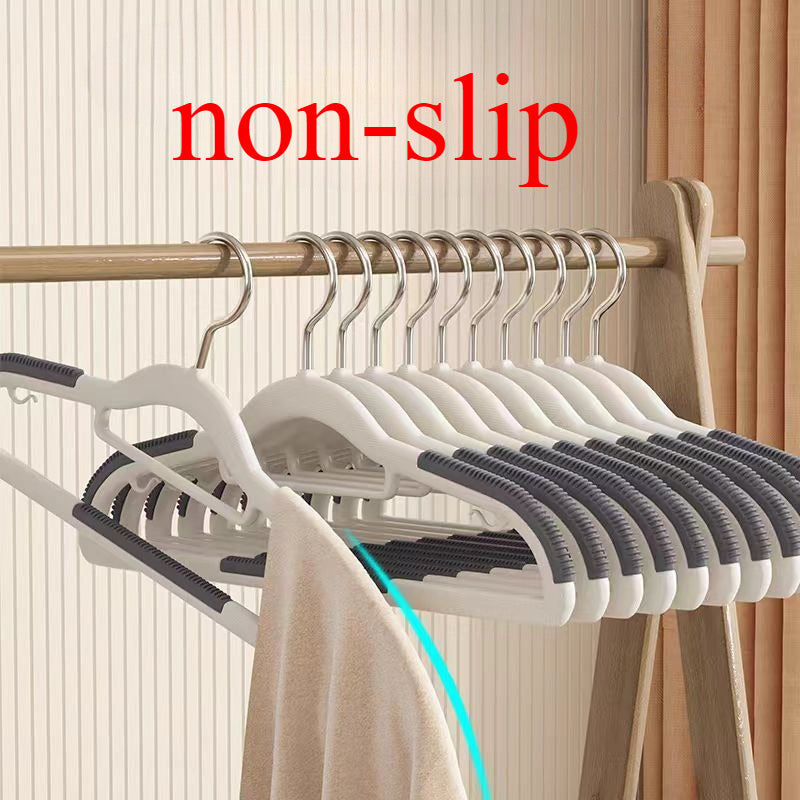 Sturdy and Durable Set of Non-slip Clothes Hangers with Rotating Hook for Home Organization