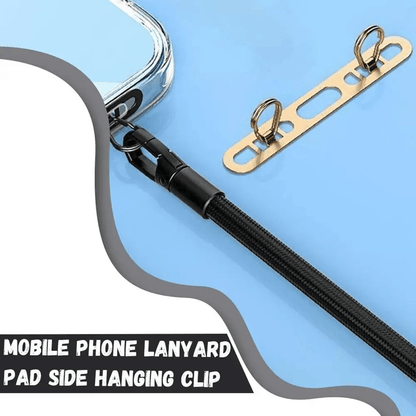 Ultra Thin Metal Phone Lanyard Patch Stainless Steel Anti Loss Hanging Tab