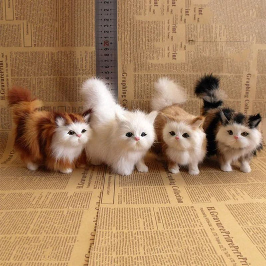 Cute Simulation Cat Plush Toy